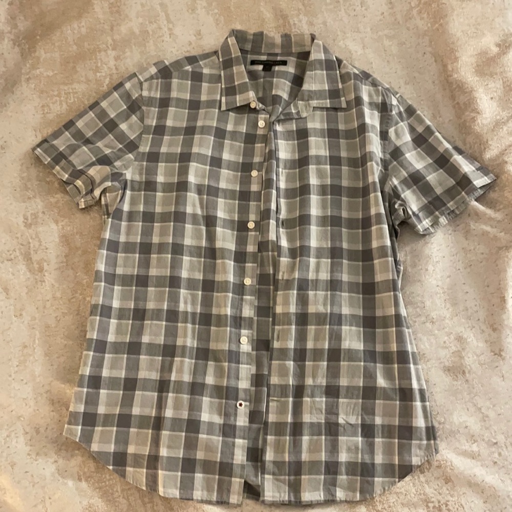 John Varvatos USA Mens Medium Short Sleeve Button Up